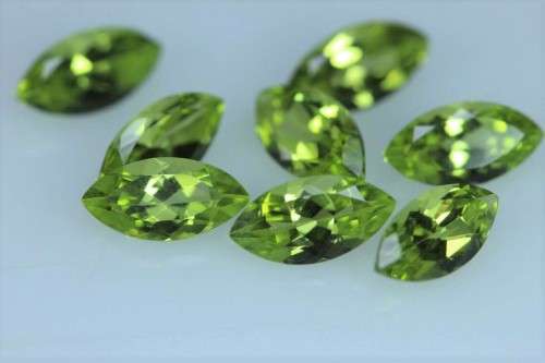 GREEN PERIDOT 6X4 MM MARQUISE CUT FACETED LOOSE AAA GEMSTONE