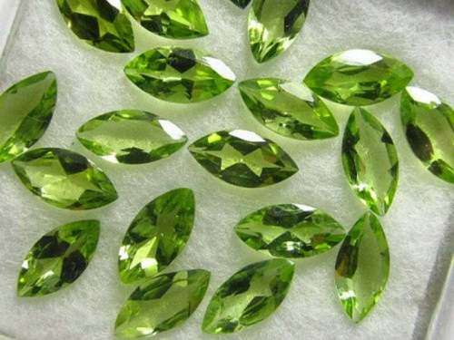 GREEN PERIDOT 6X4 MM MARQUISE CUT FACETED LOOSE AAA GEMSTONE