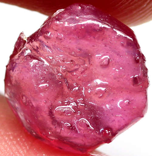 11.58 Ct. Rough Ruby Natural Reddish Pink Lovely Mozambique