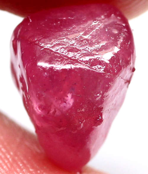 12.89 Ct. Rough Ruby Natural Reddish Pink Captivating Mozambique