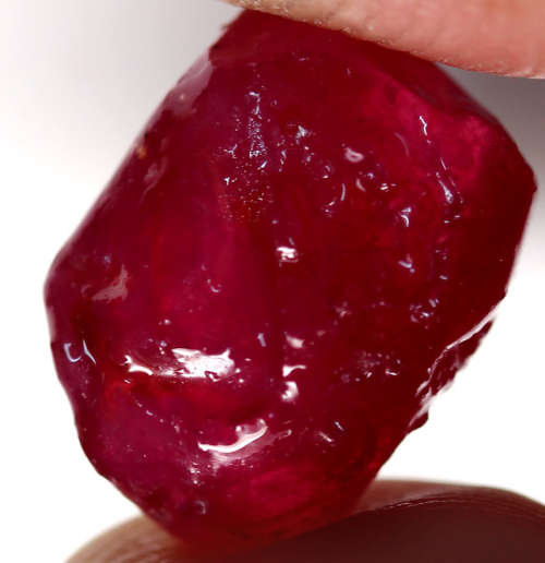 15.53Ct. Rough Ruby Natural Reddish Pink Captivating Mozambique