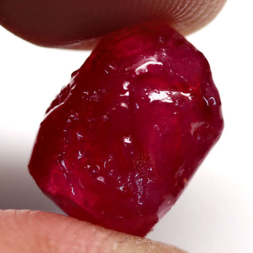 15.53Ct. Rough Ruby Natural Reddish Pink Captivating Mozambique