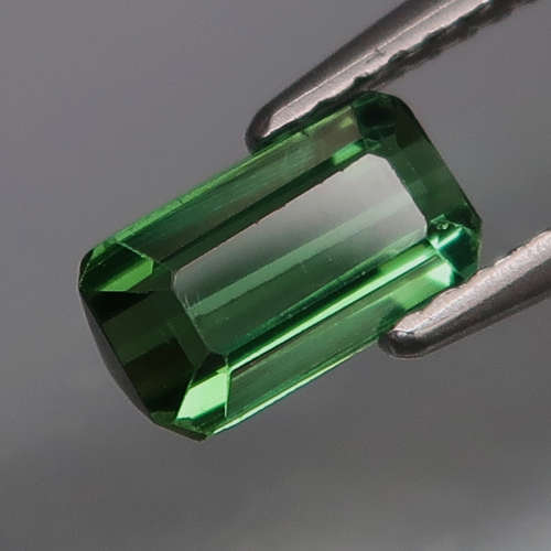 Green Tourmaline 0.91Ct.Ravishing Color Natural  Perfect Shape & Eye Clean