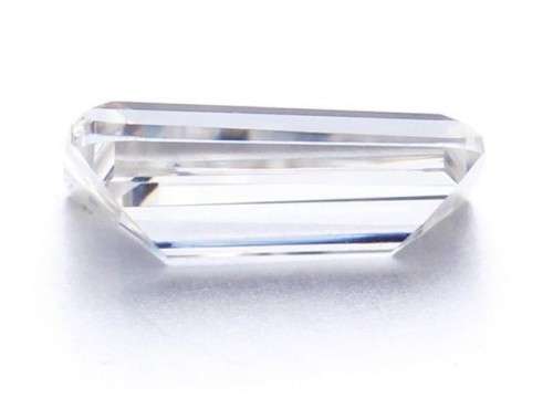 Certified Trapezoid White D Color VVS1 Clarity  Moissanite Excellent Cut **Perfect Pair**