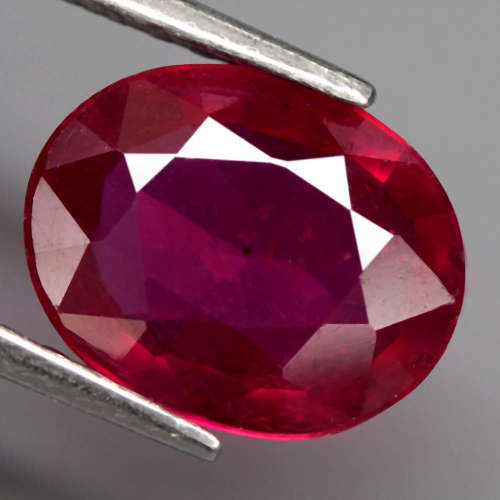 2.6 Ct. Ruby Natural OVAL Facet Top Blood Red Madagascar