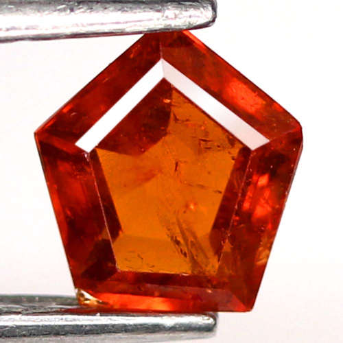0.78 Ct.  Spessartite Garnet Natural Fancy  Orange Namibia