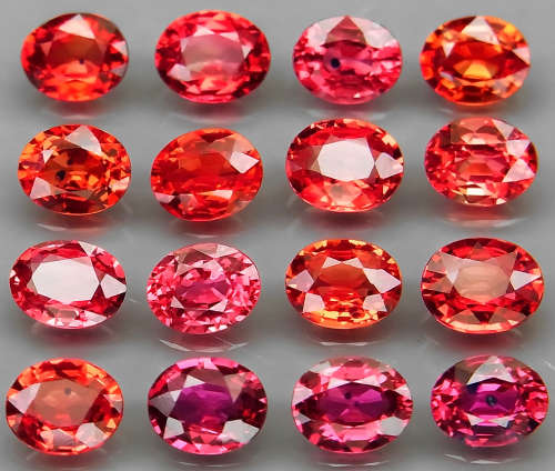 Imperial Red Sapphire 1Pcs/0.40Ct Oval 5x4 mm.Songea,Africa!
