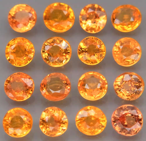Yellow Sapphire  1Pcs/0.27CtRound 3.5-3.7 mm.Ravishing Color! Songea, Africa