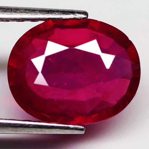 2.53 Ct. Ruby Natural OVAL Facet Top Blood Red Madagascar