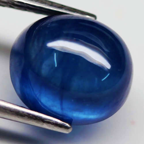 5.49Cts NATURAL BLUE SAPPHIRE 0VAL LOOSE GEMSTONE
