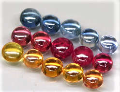 0.14Ct.  Sapphire Cab.2.8mm Fancy Color