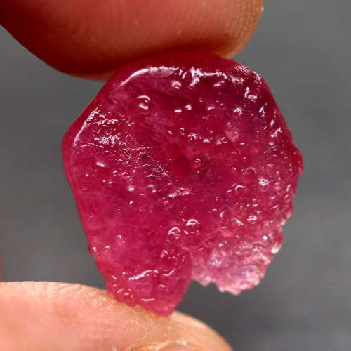 16.54 Ct. Rough Ruby Natural Top Blood Red Madagascar