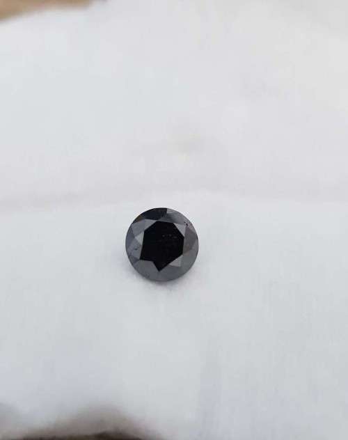 BLACK DIAMONDS 1.78cts ROUND NATURAL