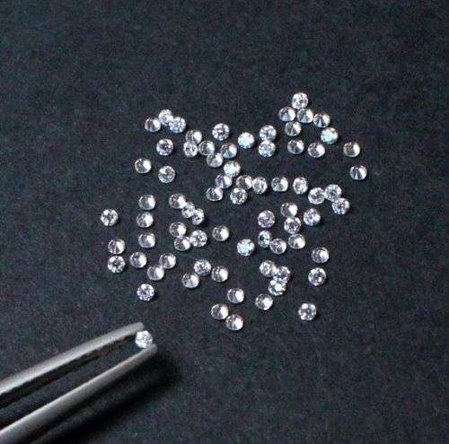 0.02Cts DIAMONDS SPARKLING FANCY WHITE COLOR NATURAL