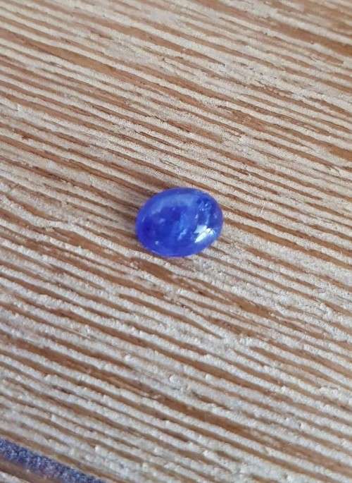 2.44Ct.Tanzanite Oval Cabochon Purplish Blue  Good Color! Natural