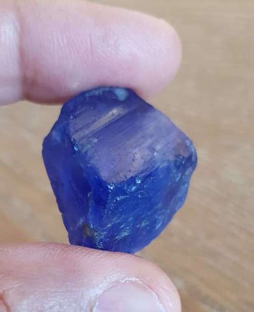 Tanzanite Rough 84.03ct  Purplish Blue 100% Natural