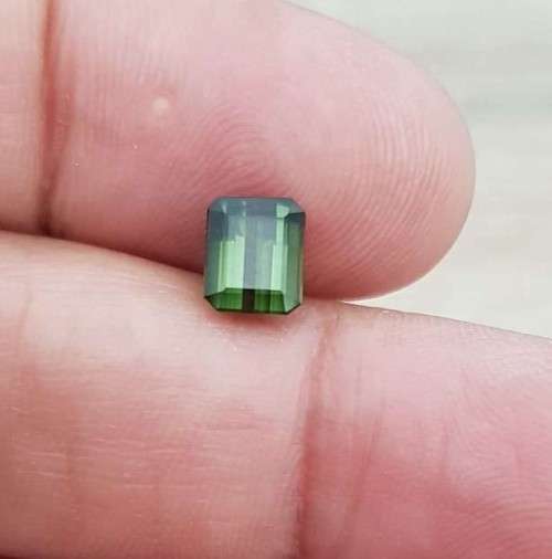 1.72Ct.Green Tourmaline Eye Clean! Natural  Perfect Shape!