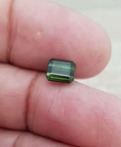 1.72Ct.Green Tourmaline Eye Clean! Natural  Perfect Shape!