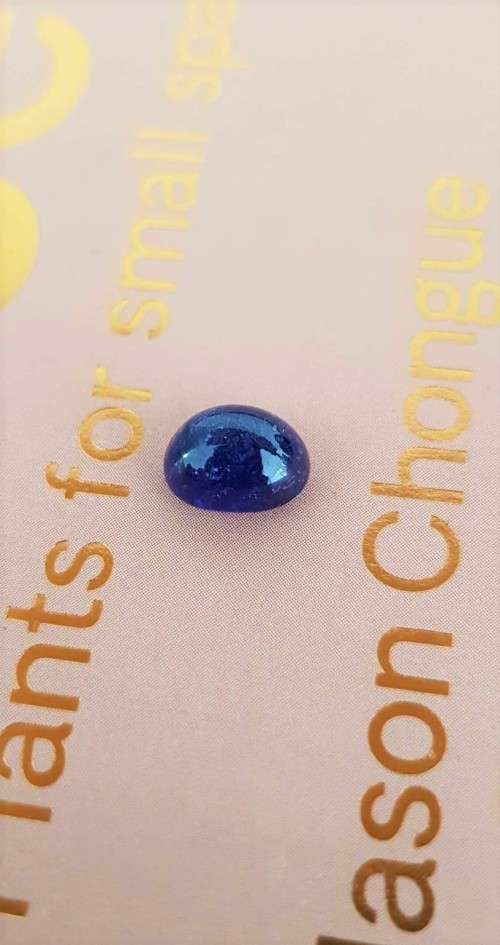 3.99Cts  BLUE SAPPHIRE 0VAL LOOSE GEMSTONE NATURAL