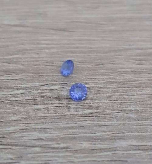 Tanzanite 0.29Ct.Oval Shape 2 Pcs **Pair**Purplish Blue Natural