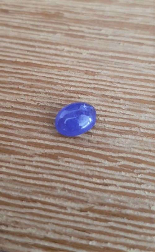 2.65Ct.Tanzanite Oval Cabochon Purplish Blue  Good Color! Natural