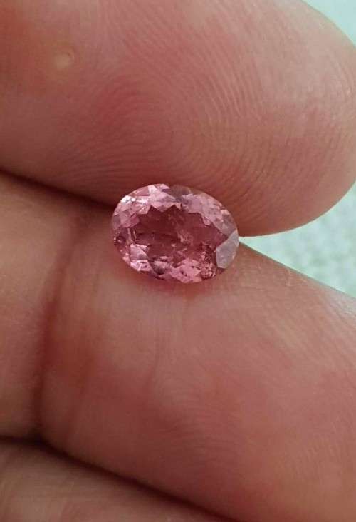 Pink Tourmaline 1.13 Ct. Oval . Natural Unheated Gemstone