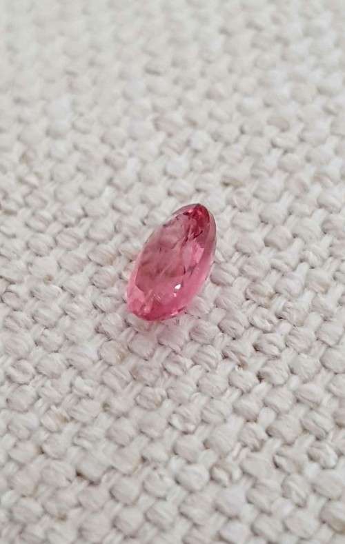 Pink Tourmaline 1.13 Ct. Oval . Natural Unheated Gemstone