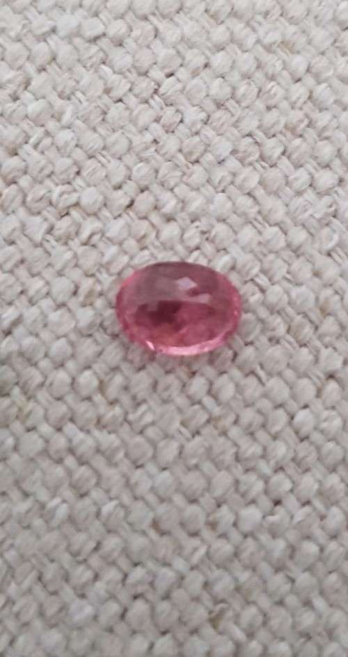 Pink Tourmaline 1.13 Ct. Oval . Natural Unheated Gemstone