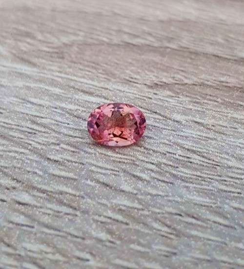 Pink Tourmaline 0.81 Ct. Oval . Natural Unheated Gemstone