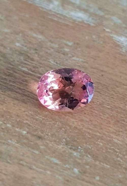 Pink Tourmaline 0.81 Ct. Oval . Natural Unheated Gemstone
