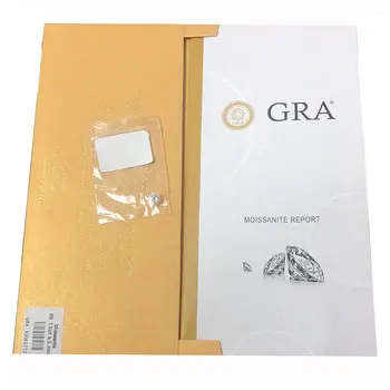 MOISSANITE ROUND 0.50Cts D/VVSI **Certified** BRILLIANT CUT