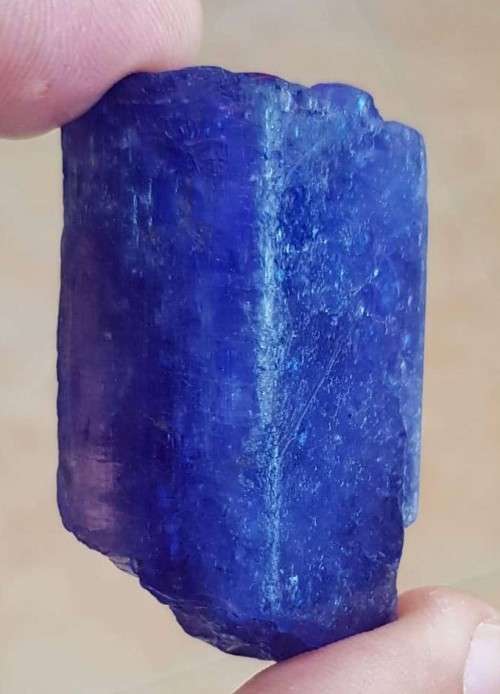 Certified Tanzanite Rough 296.78ct  Purplish Blue 100% Natural