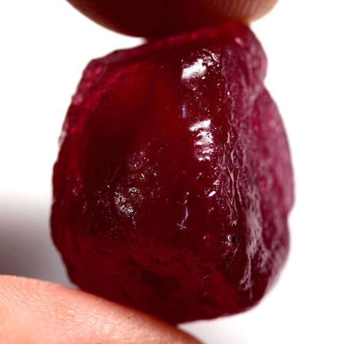 60.88Ct. Rough Ruby Natural Top Blood Red Good Color Madagascar Emormous!