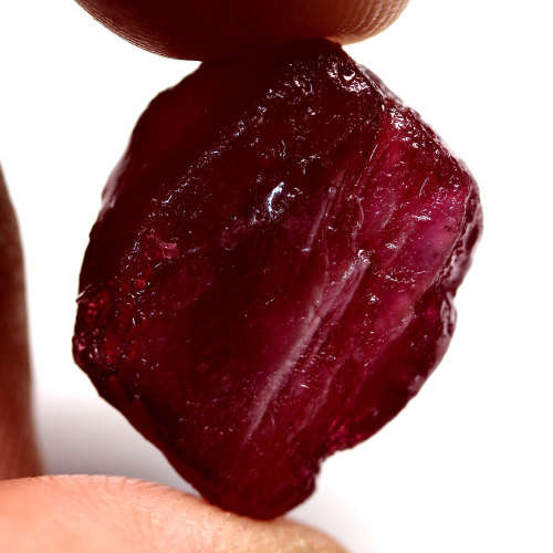 60.88Ct. Rough Ruby Natural Top Blood Red Good Color Madagascar Emormous!