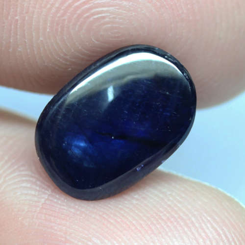 9.55Ct. Sapphire Blue Oval Cabochon Cornflower Natural Good Sparkling Madagascar