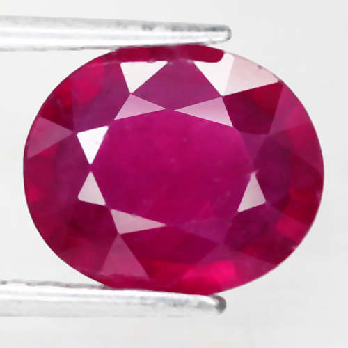2.65Ct. Ruby  Facet Red Heated Good Sparkling! Natural Madagascar