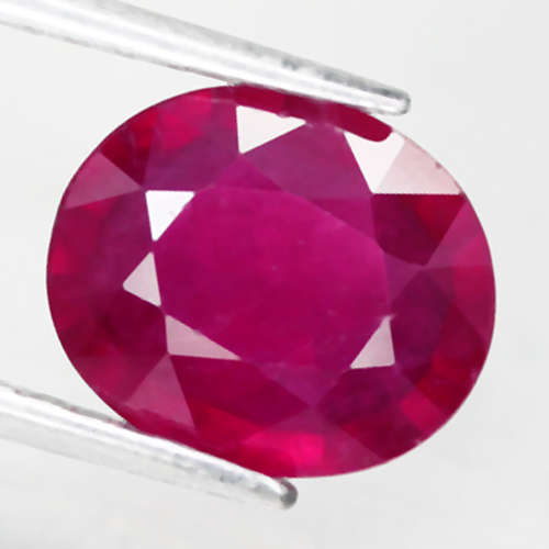 2.65Ct. Ruby  Facet Red Heated Good Sparkling! Natural Madagascar