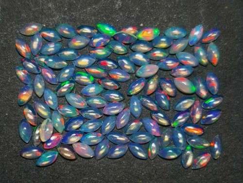 Ethiopian Opal Marquise Cabochon Gemstone  5 MM Natural