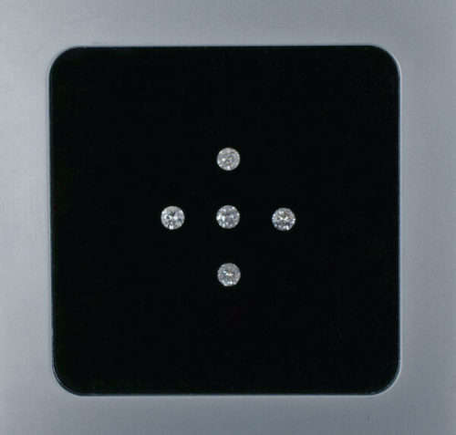 0.05Cts  MOISSANITE ROUND 2.4mm VVSI D BRILLIANT CUT