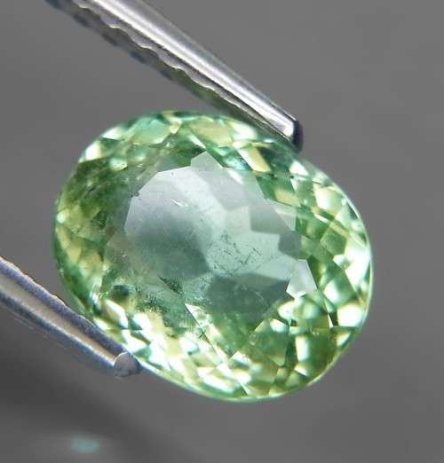 1.60Ct. Pale Green Tourmaline Ravishing Color! Natural Mozambique