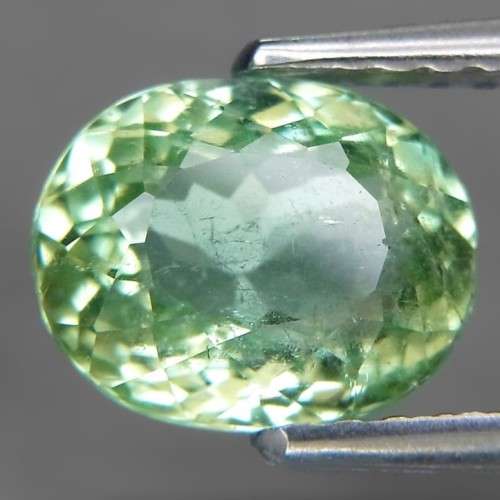 1.60Ct. Pale Green Tourmaline Ravishing Color! Natural Mozambique