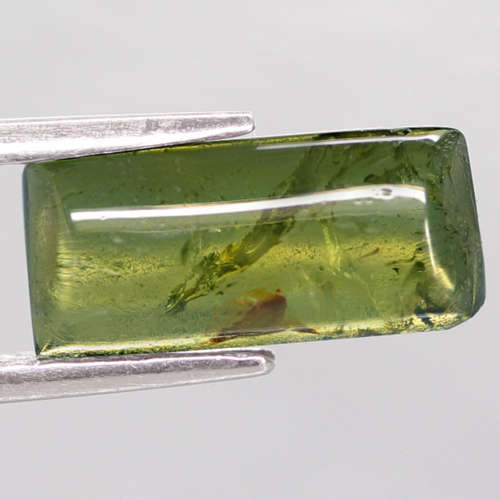 2.35Ct. Tourmaline Natural  Cabochon Forest Green Attractive! Nigeria