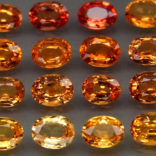 Sapphire Oval 4x3 mm. 1Pcs/0.20Ct.Ravishing Fancy Color, Africa