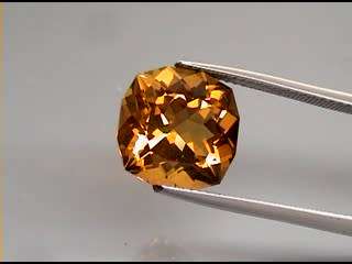 6.61Ct.Yellow Quartz Brazil Round 11.6mm.Eye Clean! Ravishing Color! Natural