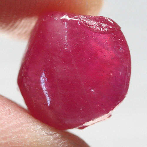 12.17Ct. Ruby Natural Rough Pinkish Red Good Color  Glowing
