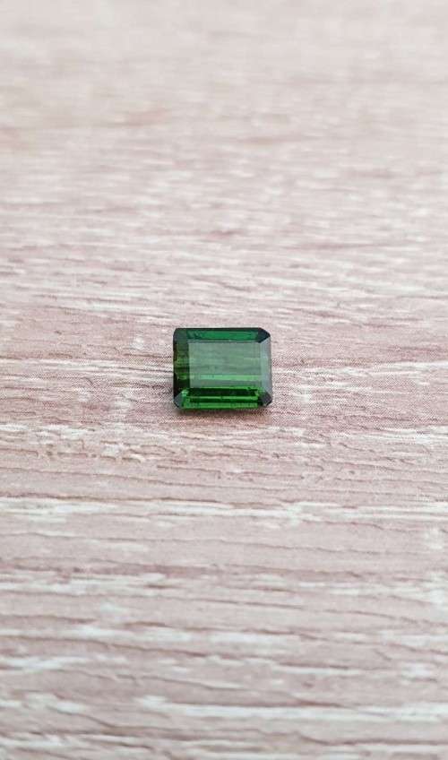 1.91Ct.Green Tourmaline  Perfect Shape Ravishing Color Natural