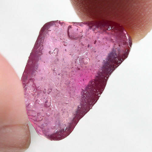 11.89Ct. Ruby Natural Rough Pinkish Red Heated Glowing Madagascar