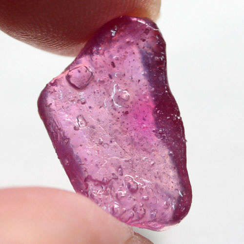 11.89Ct. Ruby Natural Rough Pinkish Red Heated Glowing Madagascar