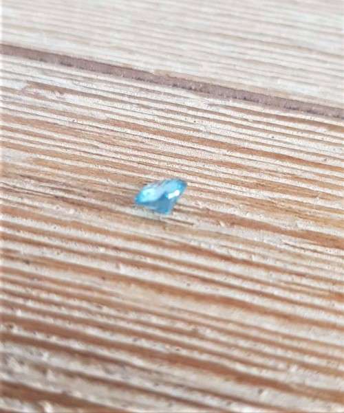 "CERTIFIED" Diamond  0.50Cts SI1  Round Greenish Blue Loose Natural Diamond