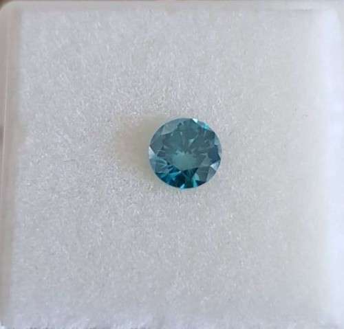 "CERTIFIED" Diamond  0.51Cts  VS2 Round Vivid Blue Loose Natural Diamond